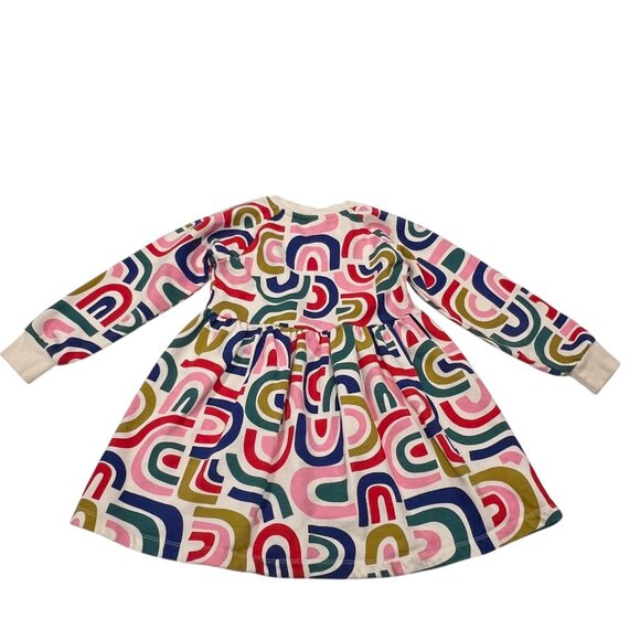 Hanna Andersson French Terry Rainbow Print Dress, 120 (6-7 yrs) - Picture 4 of 8